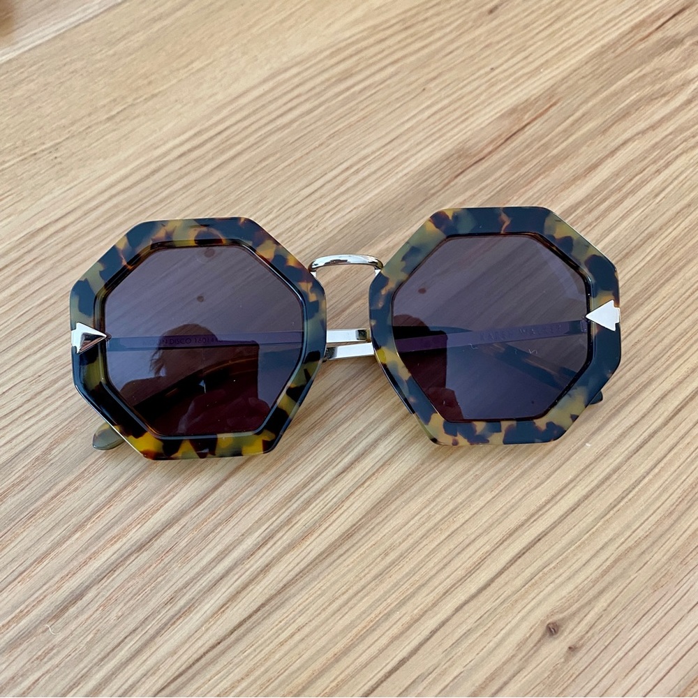Karen Walker Moon Disco Tortoise & Gold Sunglasses